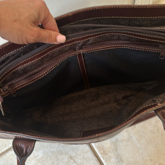 Brown fossil laptop bag - Picture 5 of 7